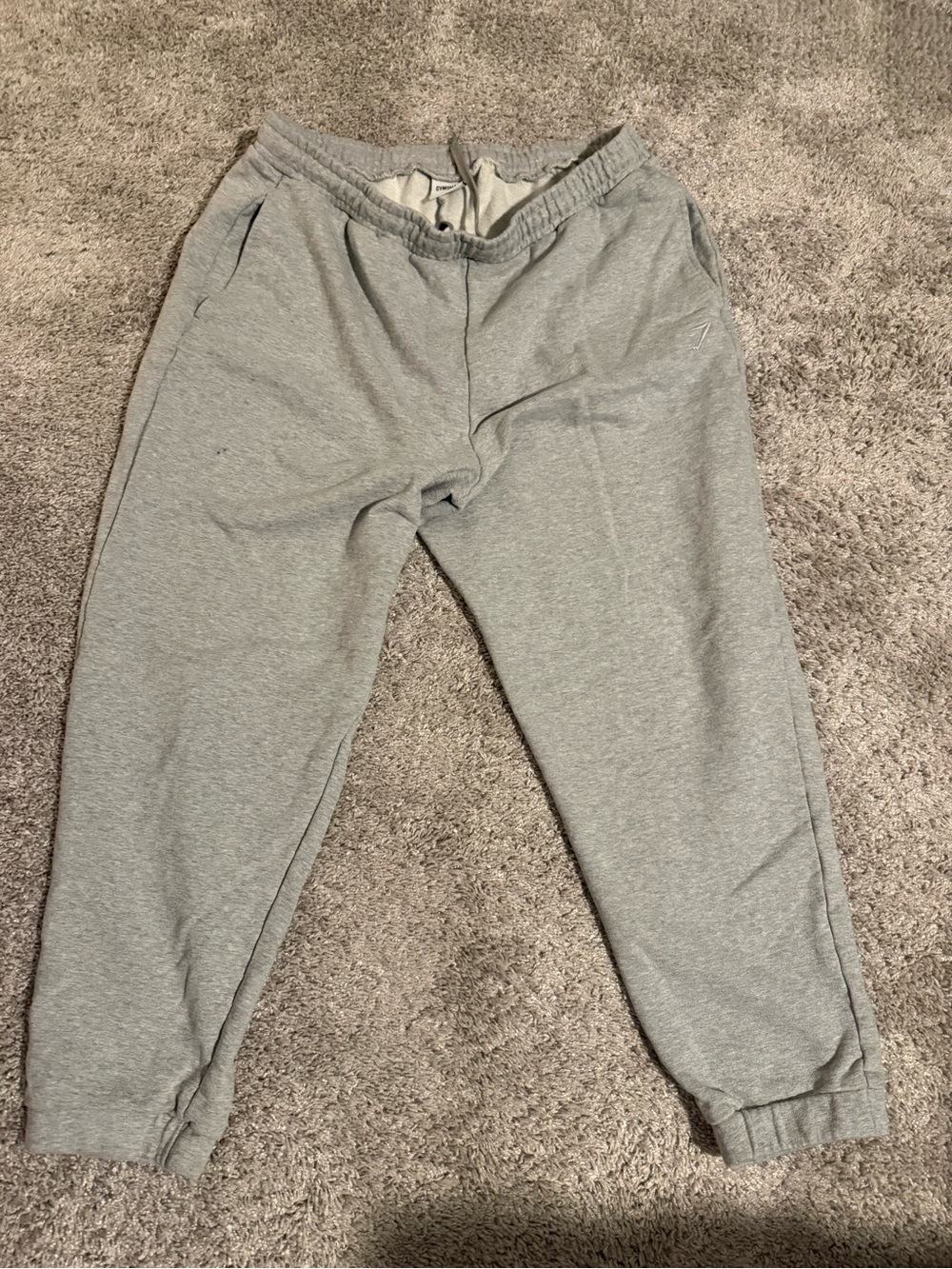 Men’s Gymshark Gray Jogger Sweatpants